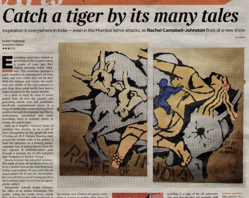 The Times T2 – Catch a tiger by its many tales – 10 Dec 2008