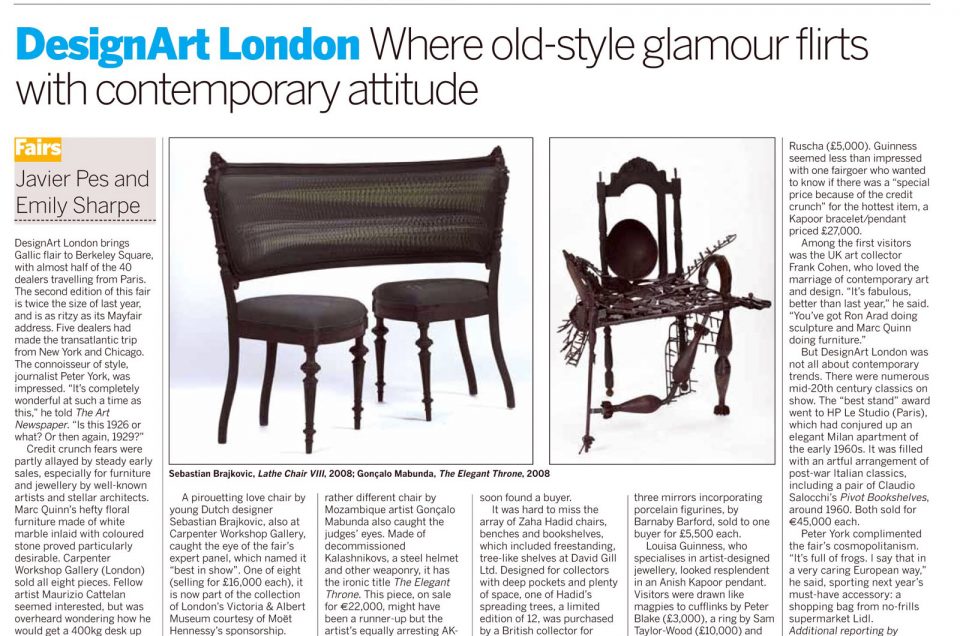 The Art Newspaper – Design Art London